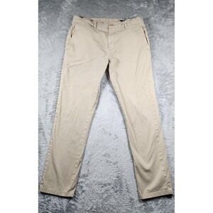 Vineyard Vines Pants Mens 32x30 Beige Stretch Chino Flat Front Casual Cotton